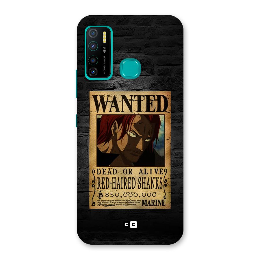 Shanks Wanted Back Case for Infinix Hot 9 Pro