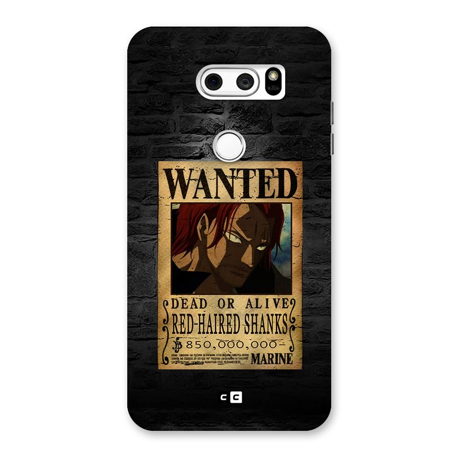Shanks Wanted Back Case for LG V30