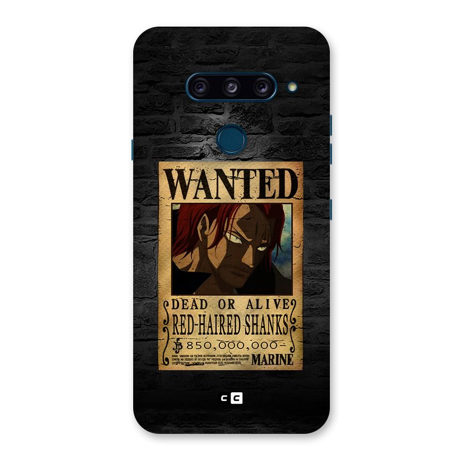 Shanks Wanted Back Case for LG  V40 ThinQ