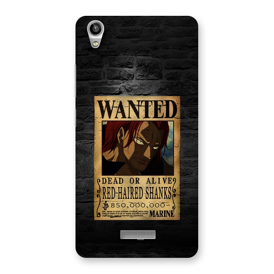 Shanks Wanted Back Case for Lava Pixel V1