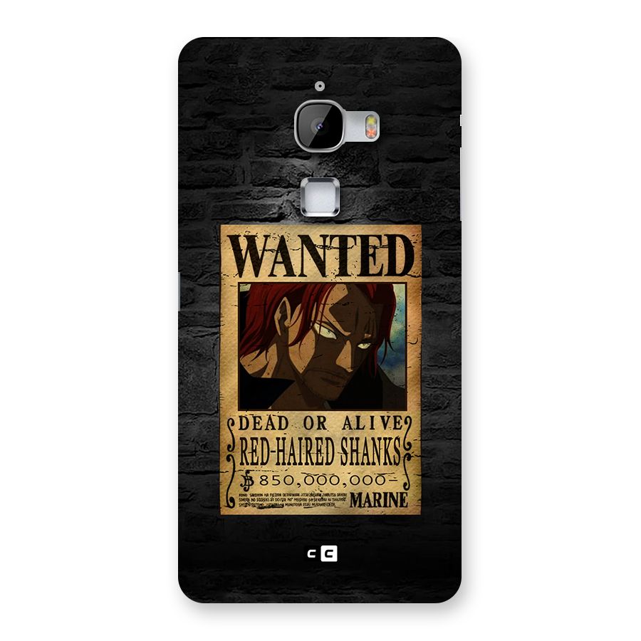 Shanks Wanted Back Case for LeTV Le Max