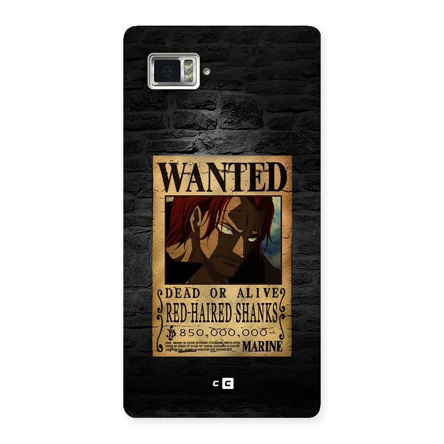 Shanks Wanted Back Case for Lenovo Vibe Z2 Pro K920