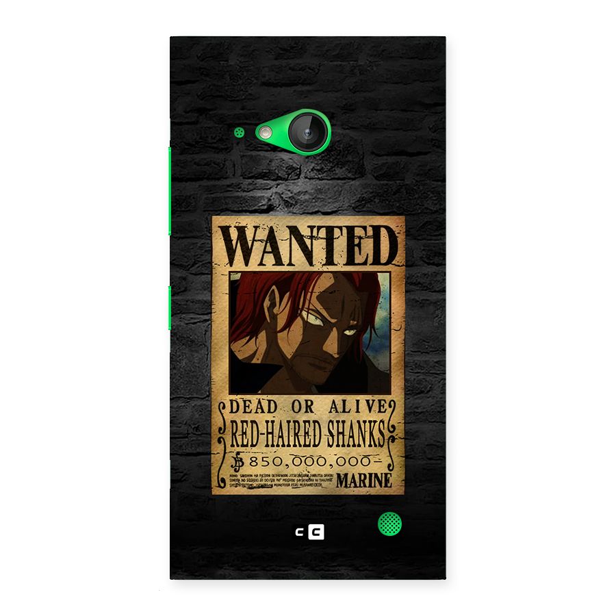 Shanks Wanted Back Case for Lumia 730