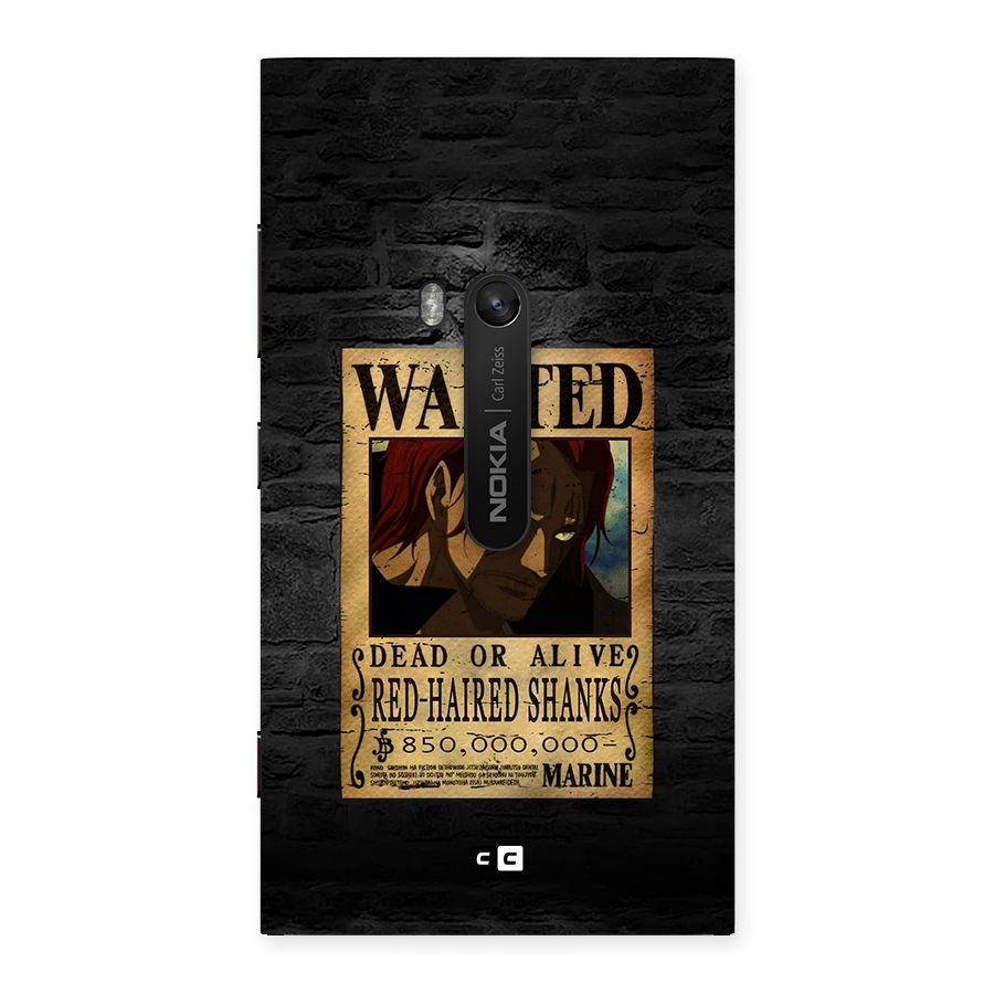 Shanks Wanted Back Case for Lumia 920