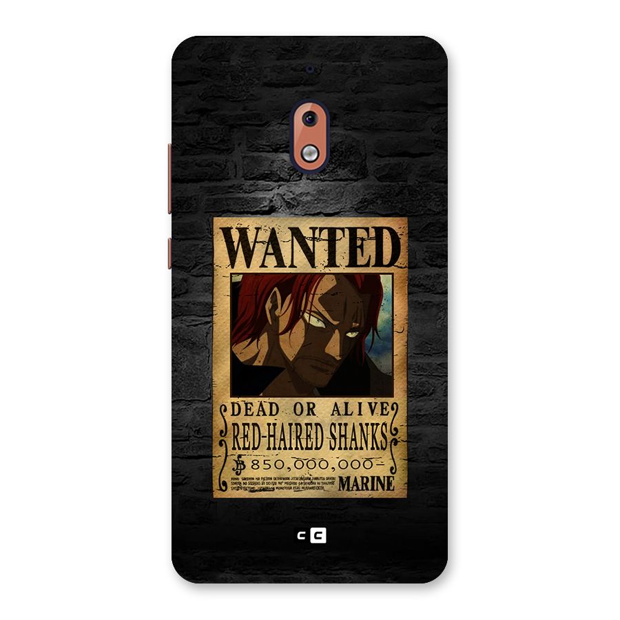Shanks Wanted Back Case for Nokia 2.1