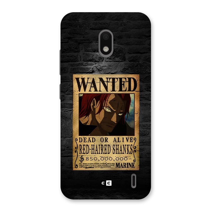 Shanks Wanted Back Case for Nokia 2.2