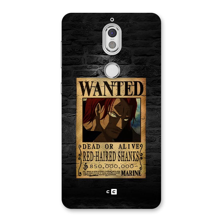 Shanks Wanted Back Case for Nokia 7