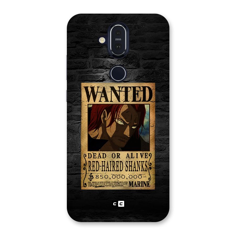 Shanks Wanted Back Case for Nokia 8.1