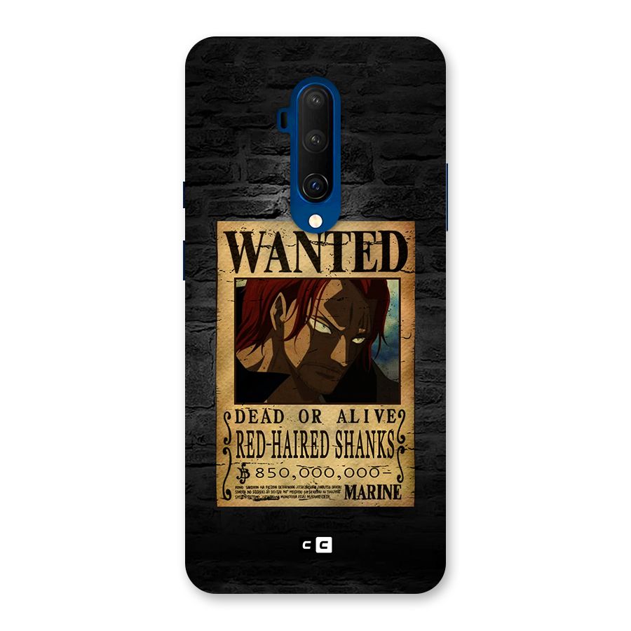 Shanks Wanted Back Case for OnePlus 7T Pro