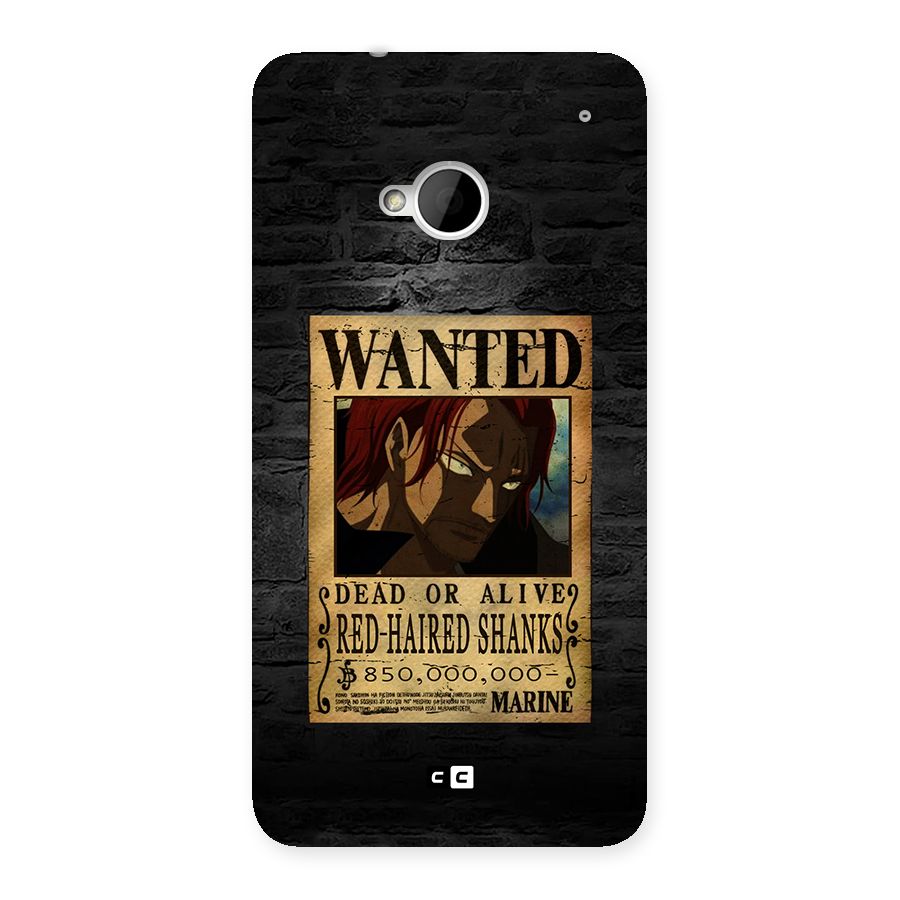 Shanks Wanted Back Case for One M7 (Single Sim)