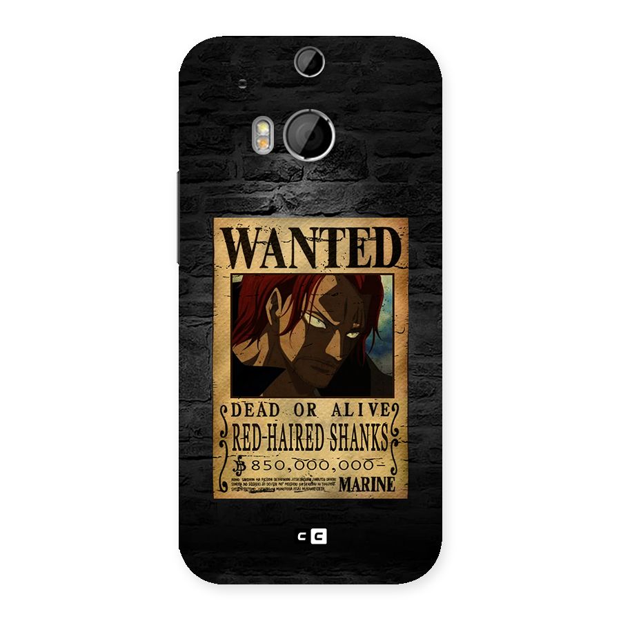Shanks Wanted Back Case for One M8