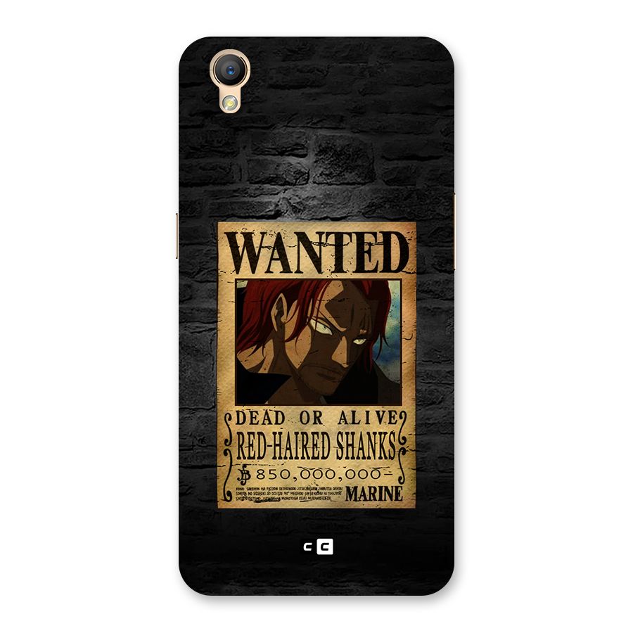 Shanks Wanted Back Case for Oppo A37