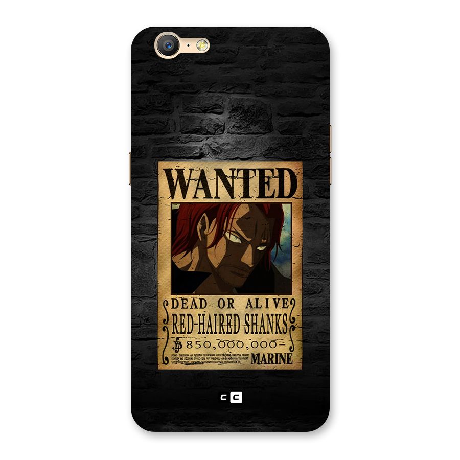 Shanks Wanted Back Case for Oppo A39