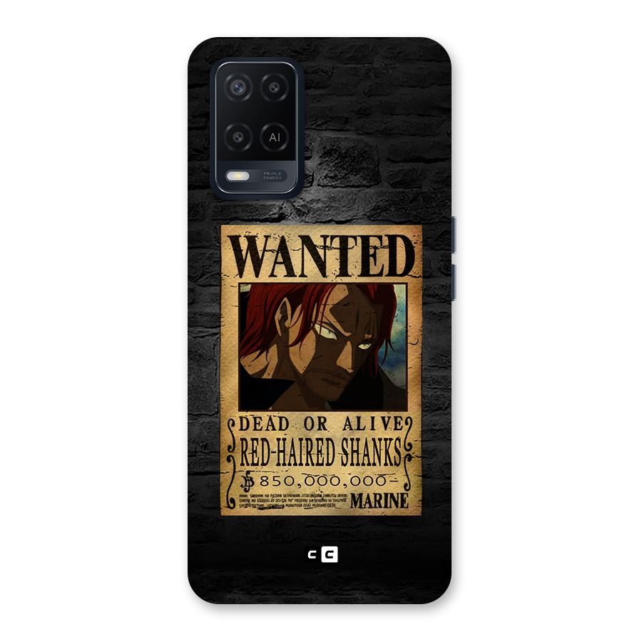 Shanks Wanted Back Case for Oppo A54