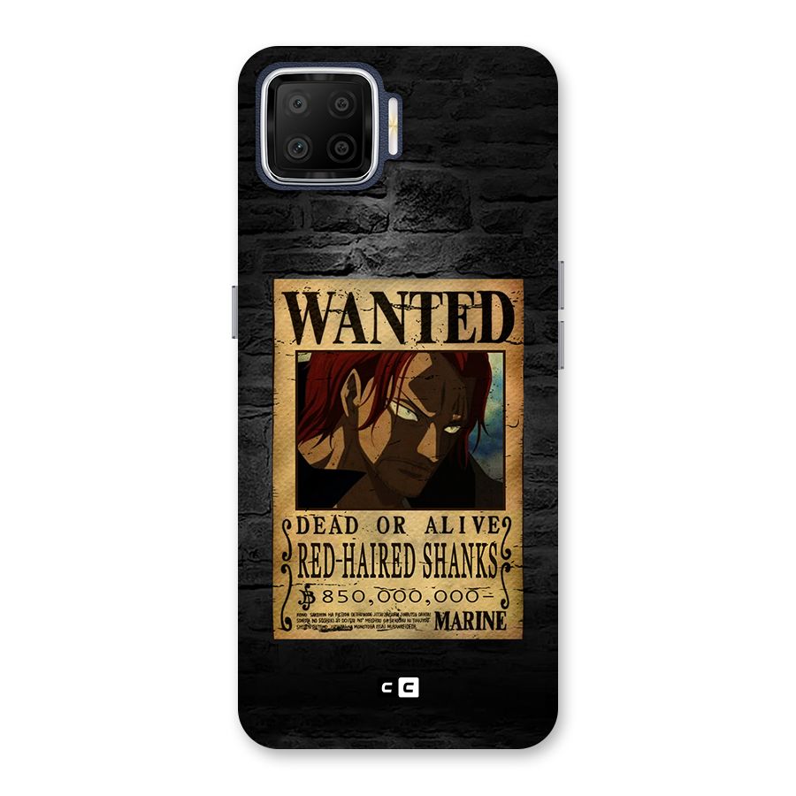 Shanks Wanted Back Case for Oppo F17