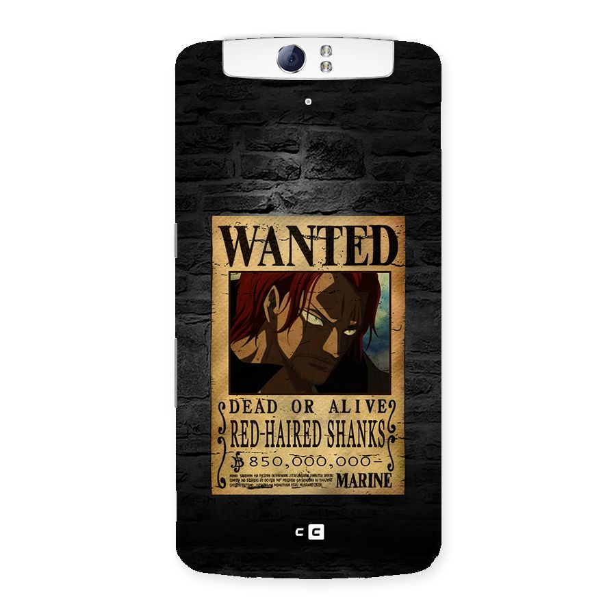 Shanks Wanted Back Case for Oppo N1