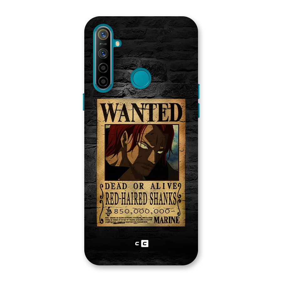 Shanks Wanted Back Case for Realme 5i