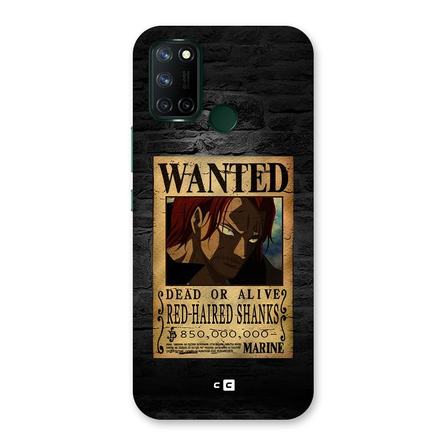 Shanks Wanted Back Case for Realme 7i