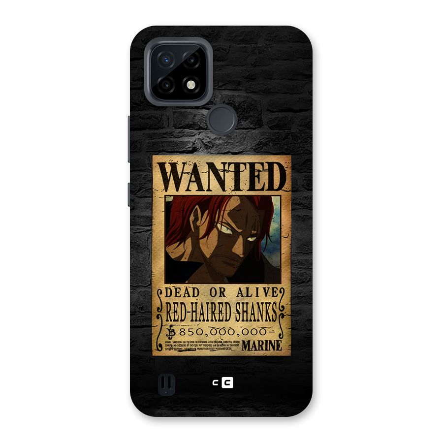 Shanks Wanted Back Case for Realme C21