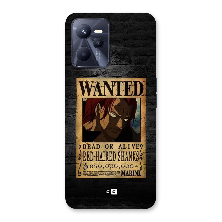 Shanks Wanted Back Case for Realme C35