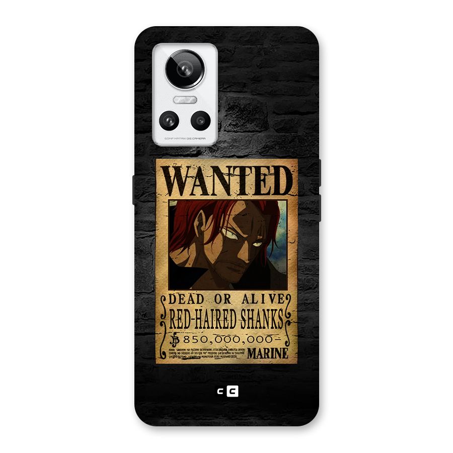 Shanks Wanted Back Case for Realme GT Neo 3
