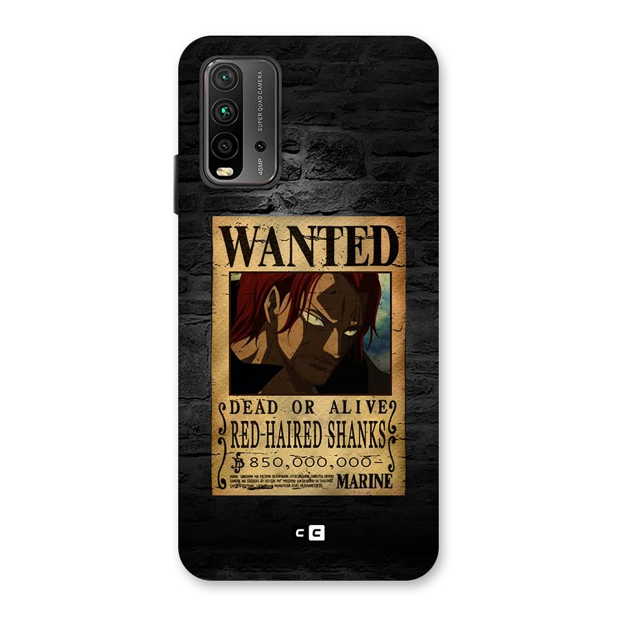 Shanks Wanted Back Case for Redmi 9 Power