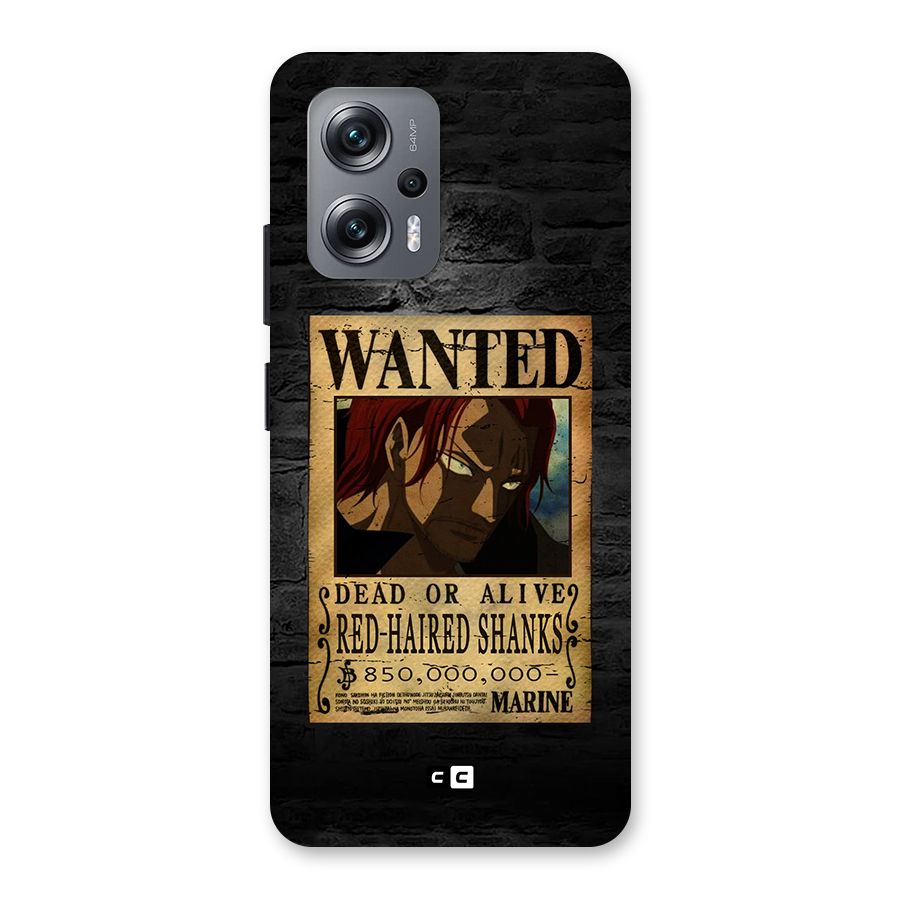 Shanks Wanted Back Case for Redmi K50i