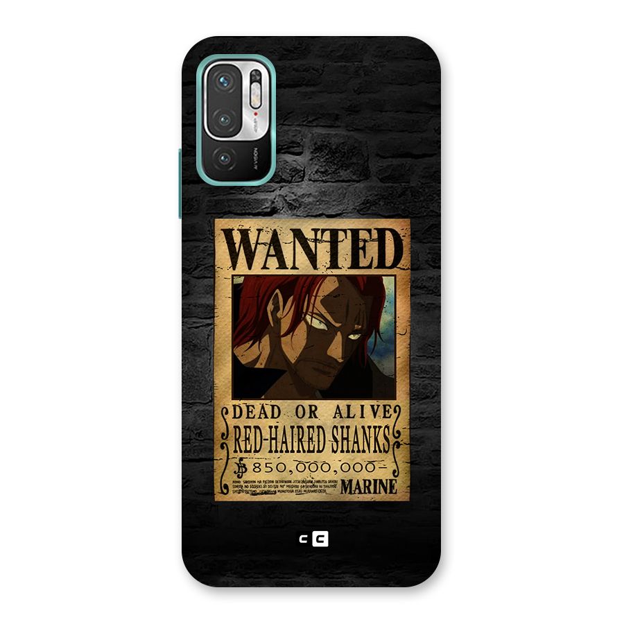 Shanks Wanted Back Case for Redmi Note 10T 5G