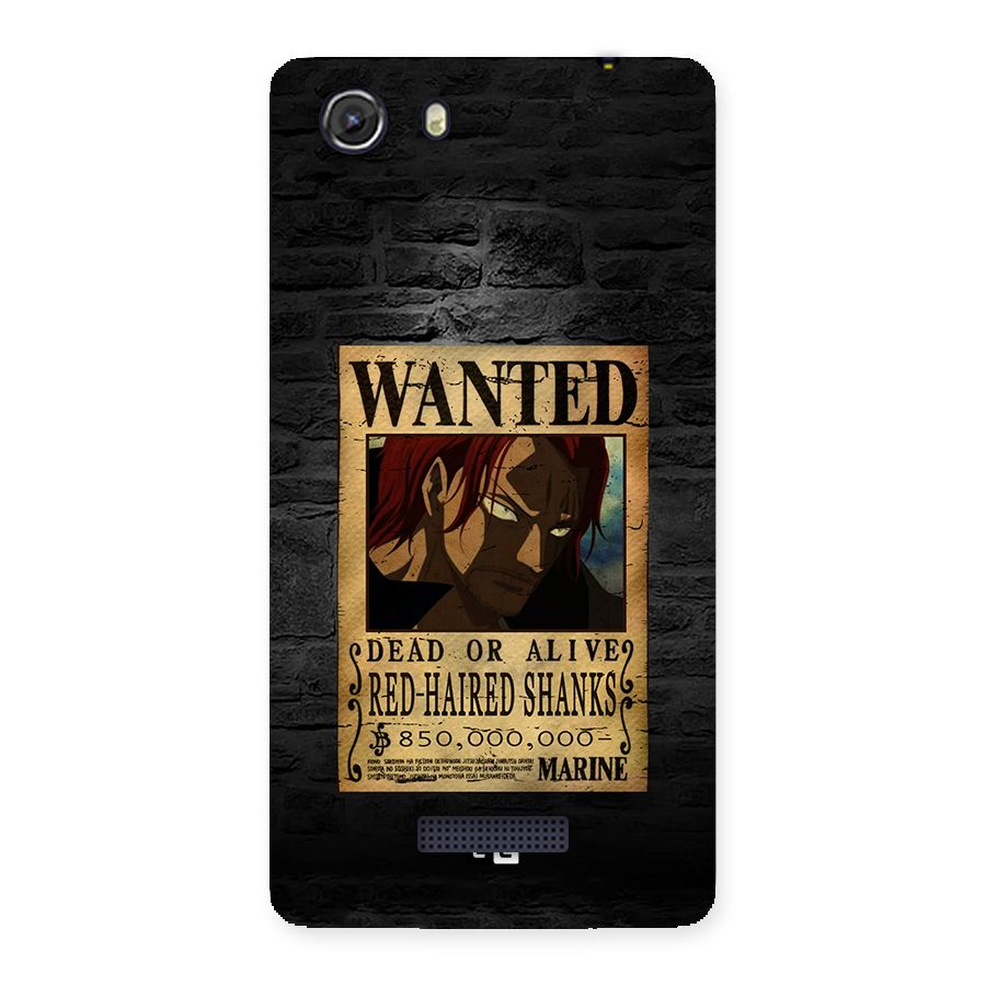 Shanks Wanted Back Case for Unite 3
