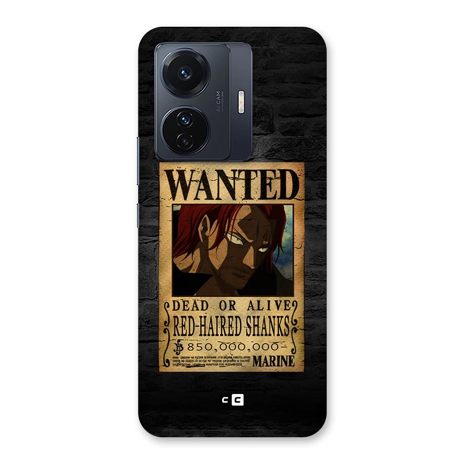 Shanks Wanted Back Case for Vivo T1 Pro