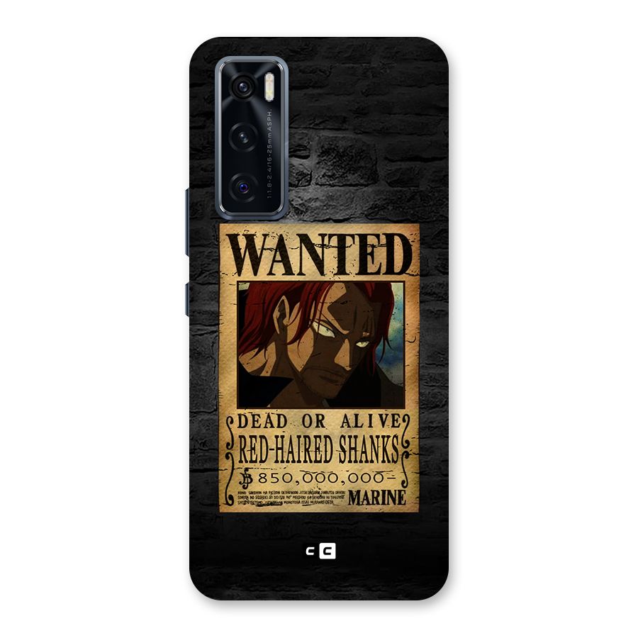 Shanks Wanted Back Case for Vivo V20 SE