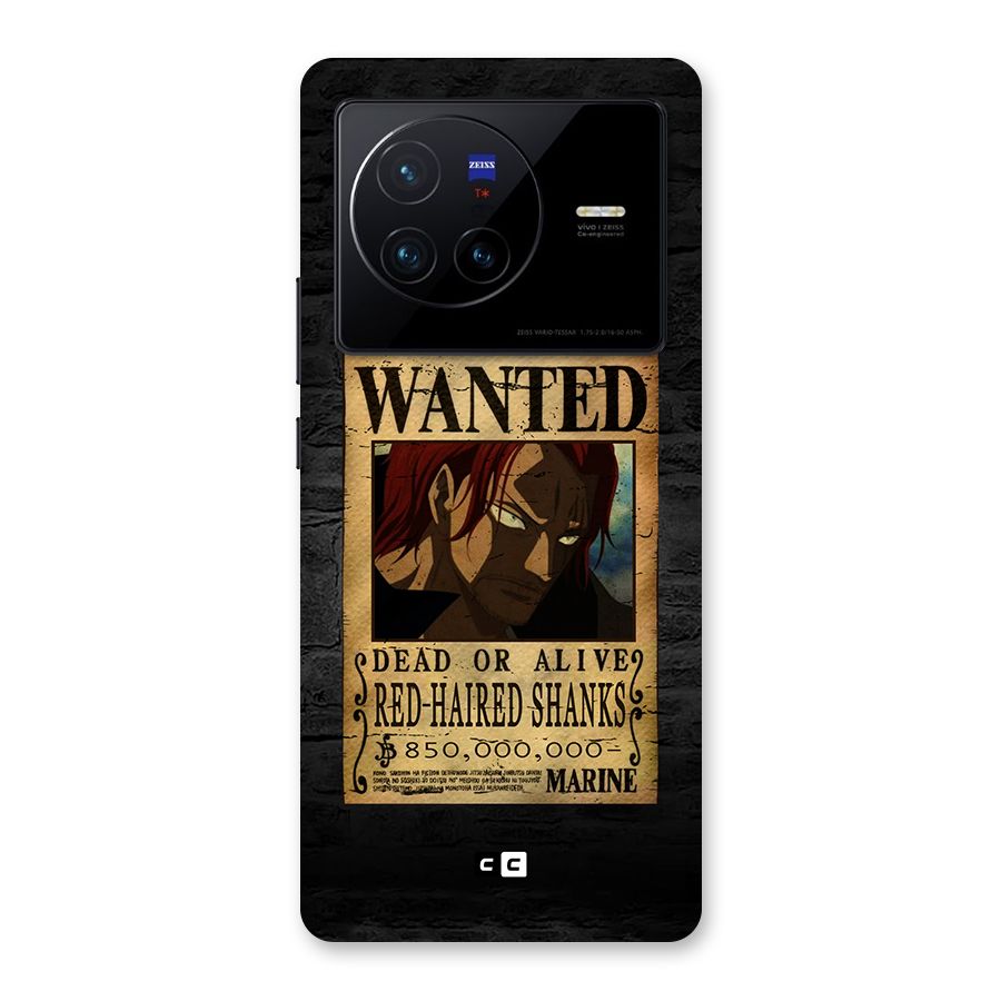Shanks Wanted Back Case for Vivo X80