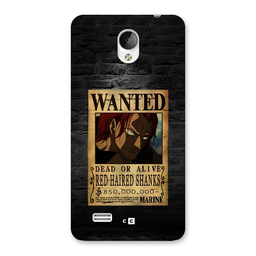 Shanks Wanted Back Case for Vivo Y21