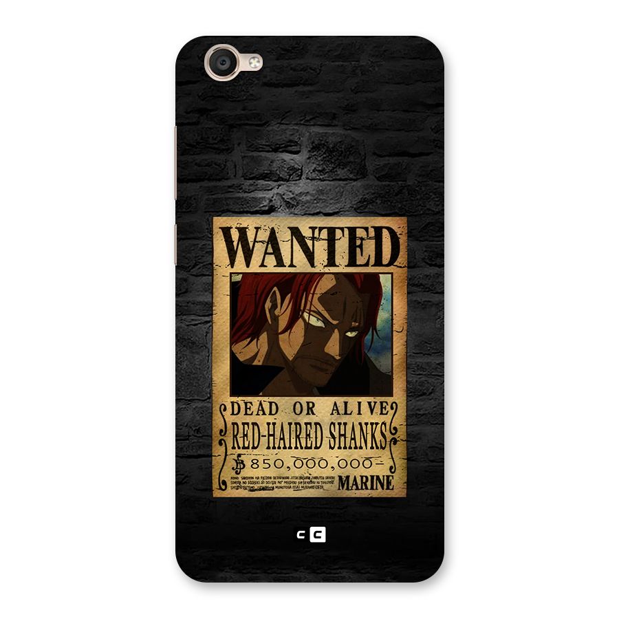 Shanks Wanted Back Case for Vivo Y55s