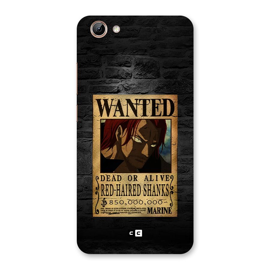 Shanks Wanted Back Case for Vivo Y71