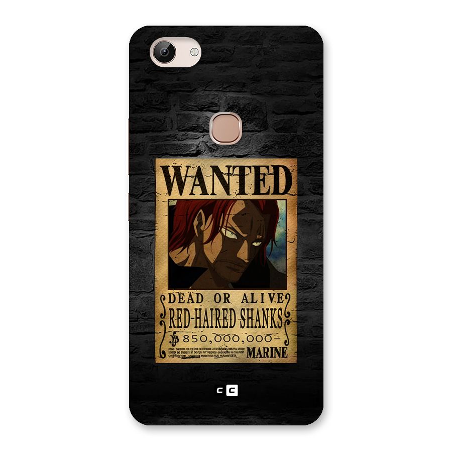 Shanks Wanted Back Case for Vivo Y83