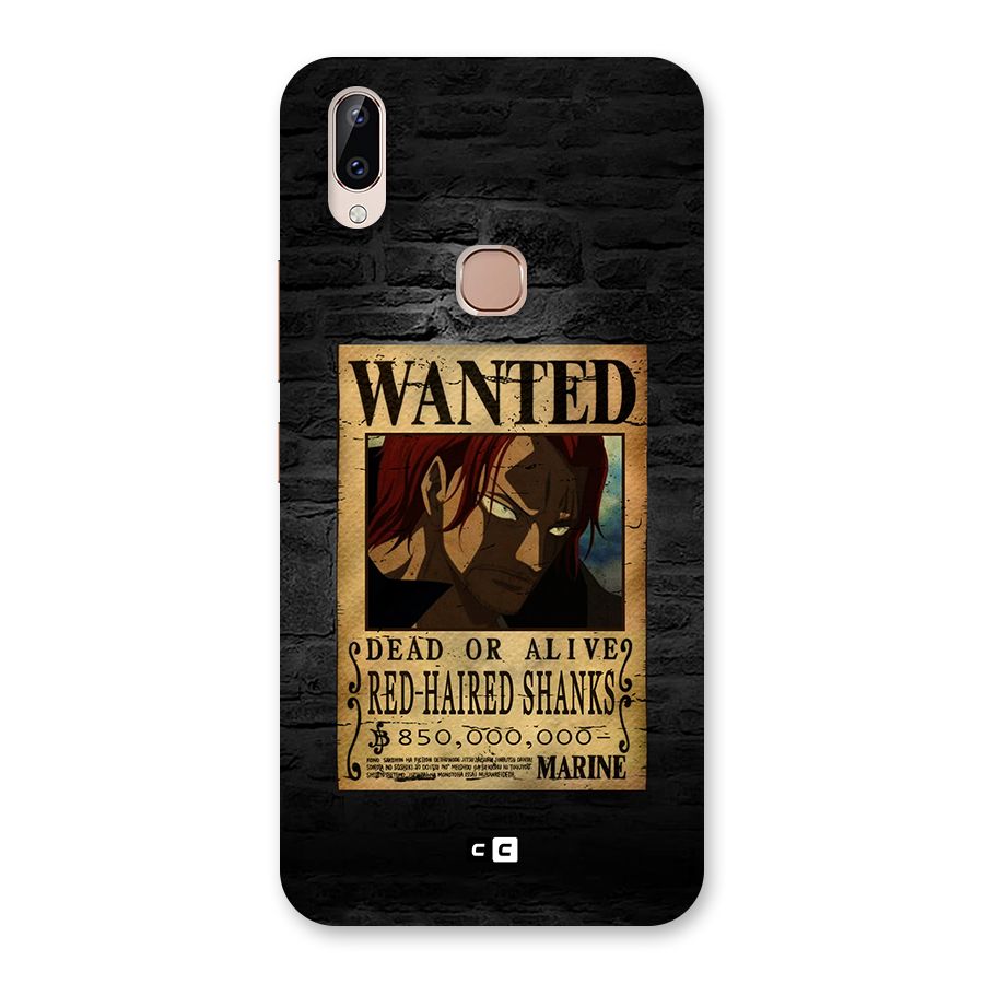 Shanks Wanted Back Case for Vivo Y83 Pro