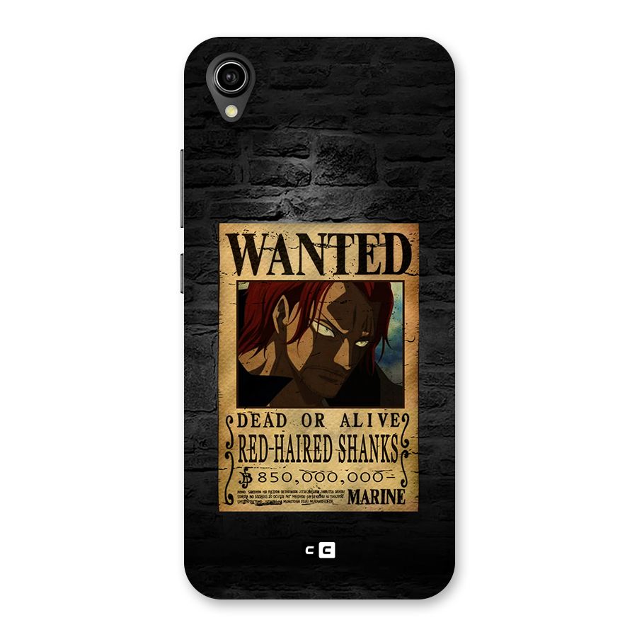 Shanks Wanted Back Case for Vivo Y90