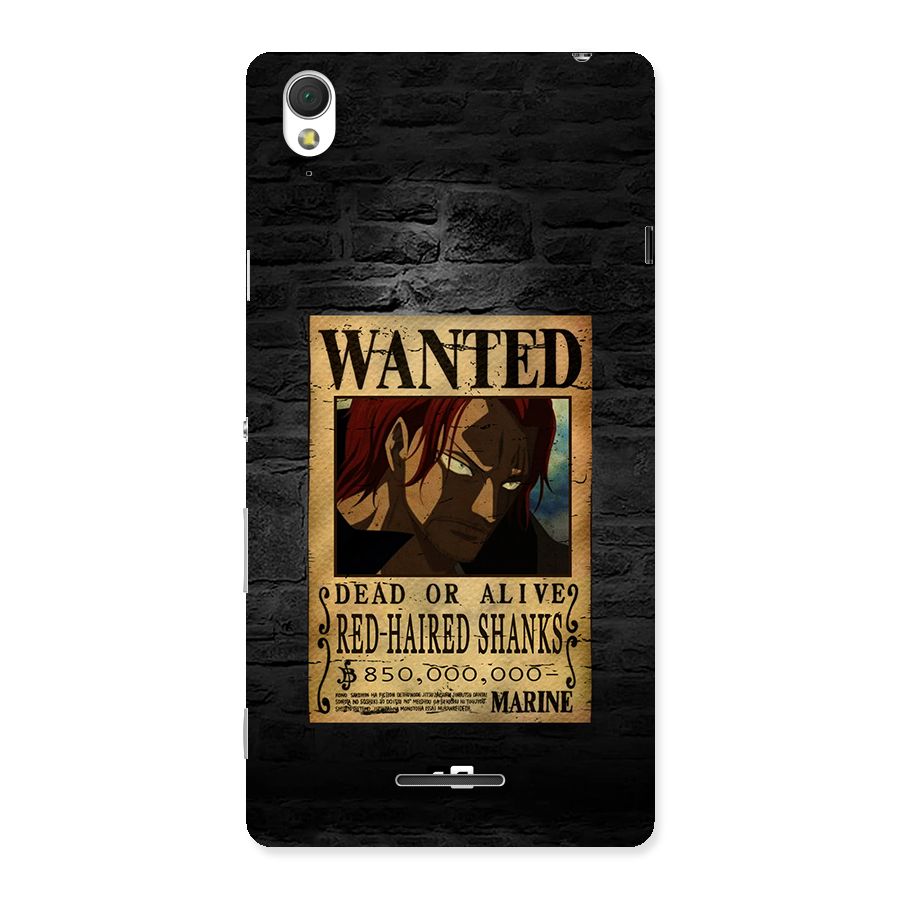 Shanks Wanted Back Case for Xperia T3