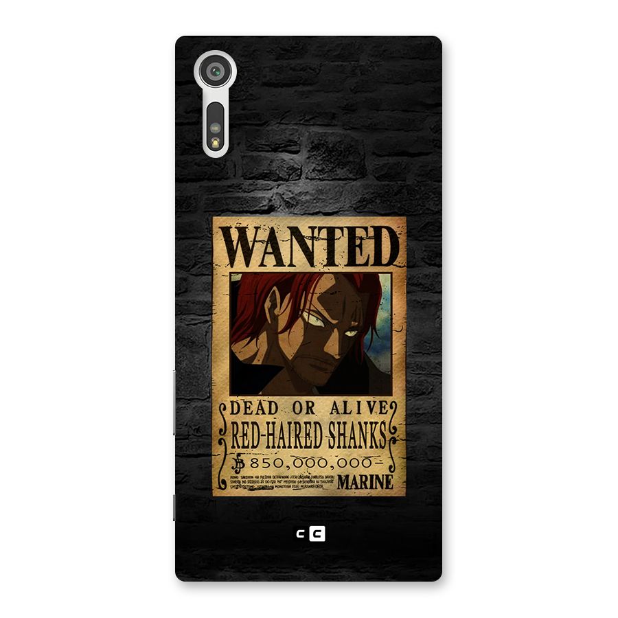 Shanks Wanted Back Case for Xperia XZ