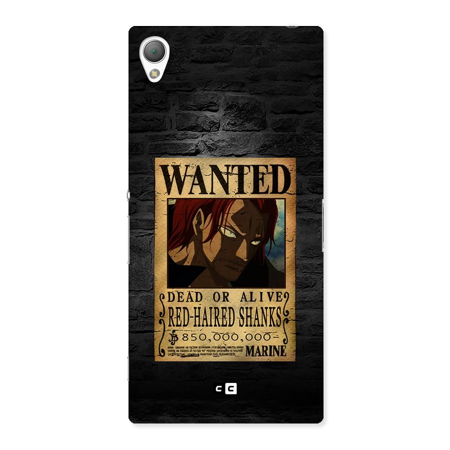Shanks Wanted Back Case for Xperia Z3