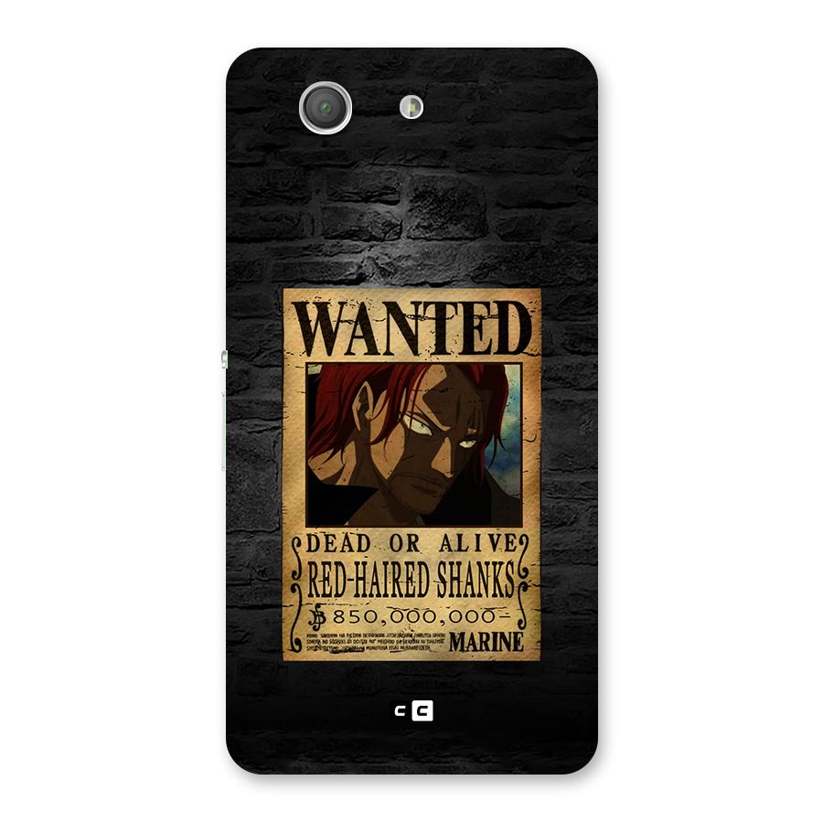 Shanks Wanted Back Case for Xperia Z3 Compact