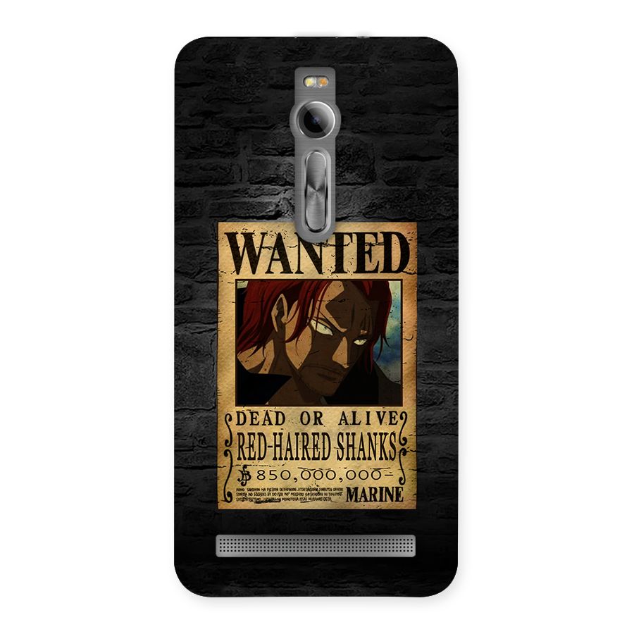 Shanks Wanted Back Case for Zenfone 2