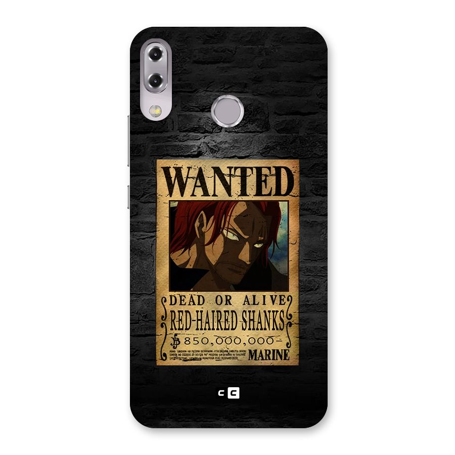 Shanks Wanted Back Case for Zenfone 5Z