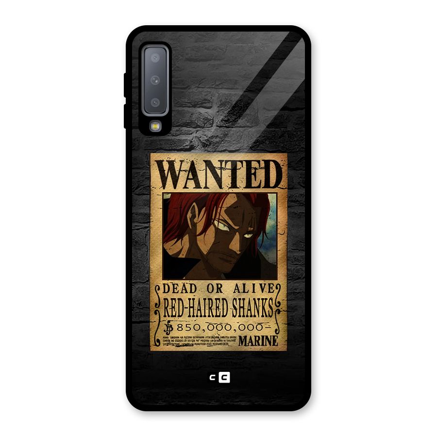 Shanks Wanted Glass Back Case for Galaxy A7 (2018)