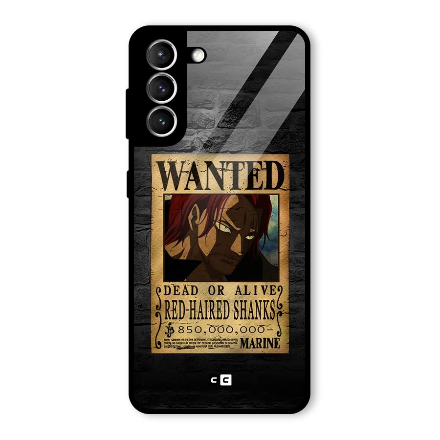 Shanks Wanted Glass Back Case for Galaxy S21 5G