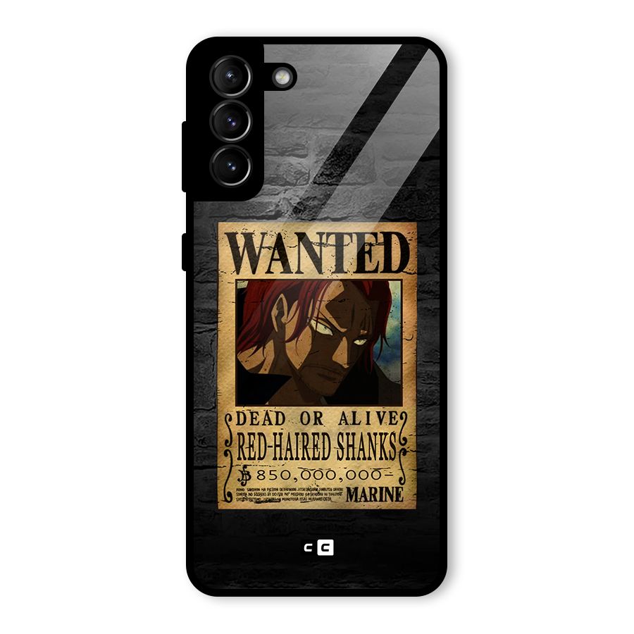Shanks Wanted Glass Back Case for Galaxy S21 Plus