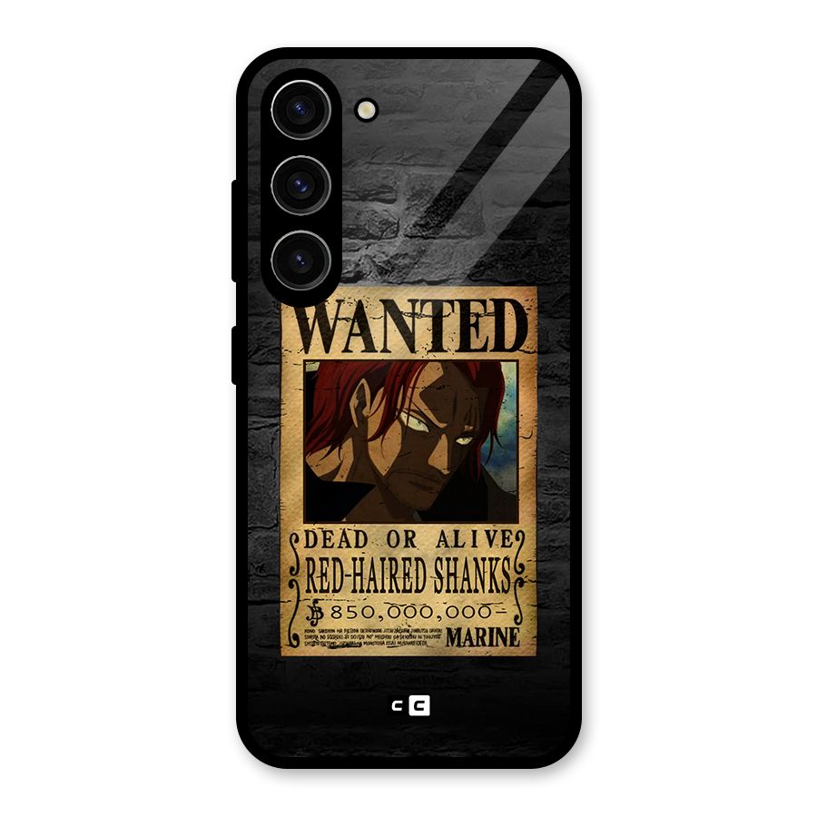 Shanks Wanted Glass Back Case for Galaxy S23