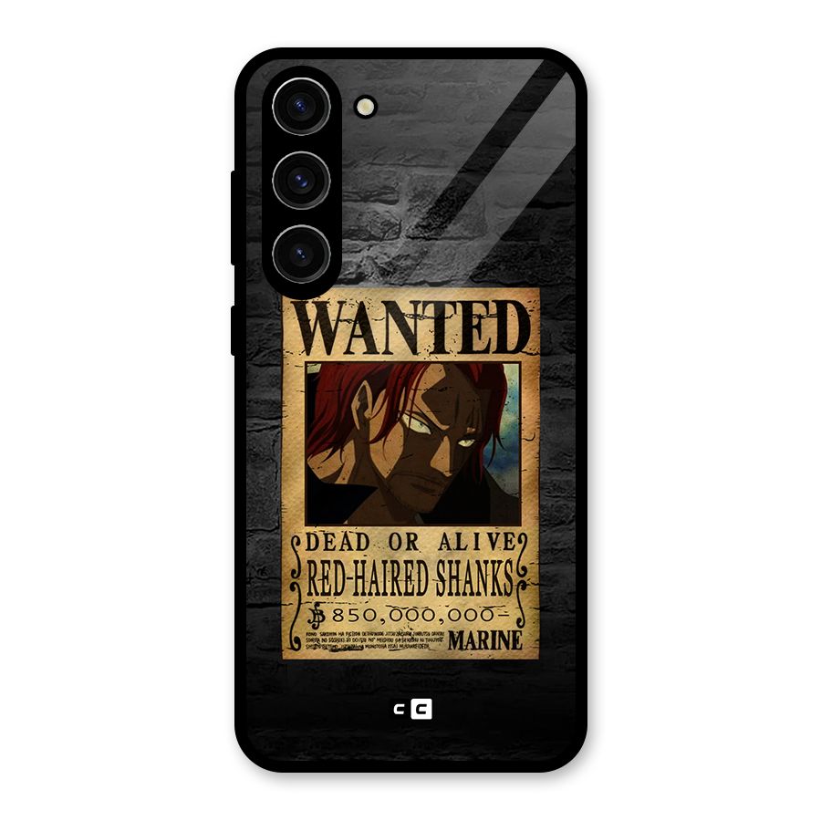 Shanks Wanted Glass Back Case for Galaxy S23 Plus