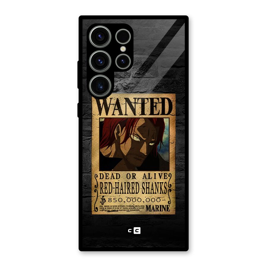 Shanks Wanted Glass Back Case for Galaxy S23 Ultra